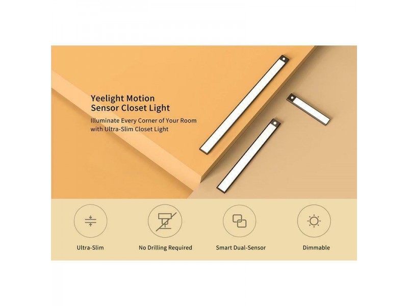 Yeelight Closet Light Black 20cm Length (YLCG002)